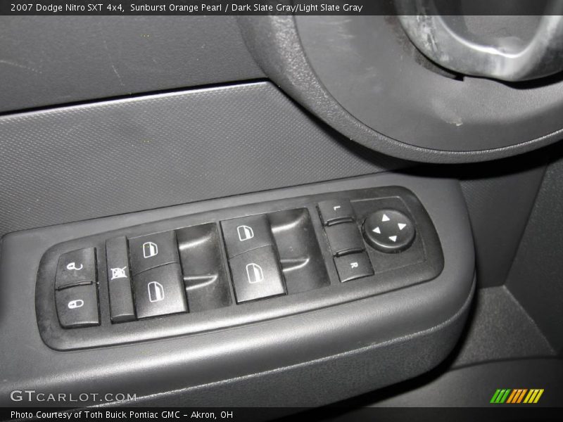 Sunburst Orange Pearl / Dark Slate Gray/Light Slate Gray 2007 Dodge Nitro SXT 4x4