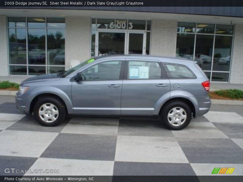 Silver Steel Metallic / Dark Slate Gray/Light Graystone 2009 Dodge Journey SE
