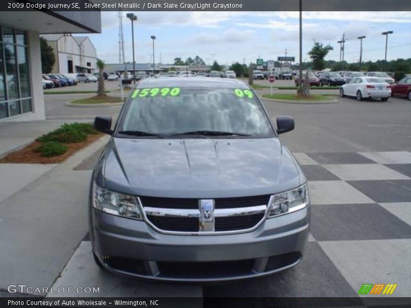 Silver Steel Metallic / Dark Slate Gray/Light Graystone 2009 Dodge Journey SE