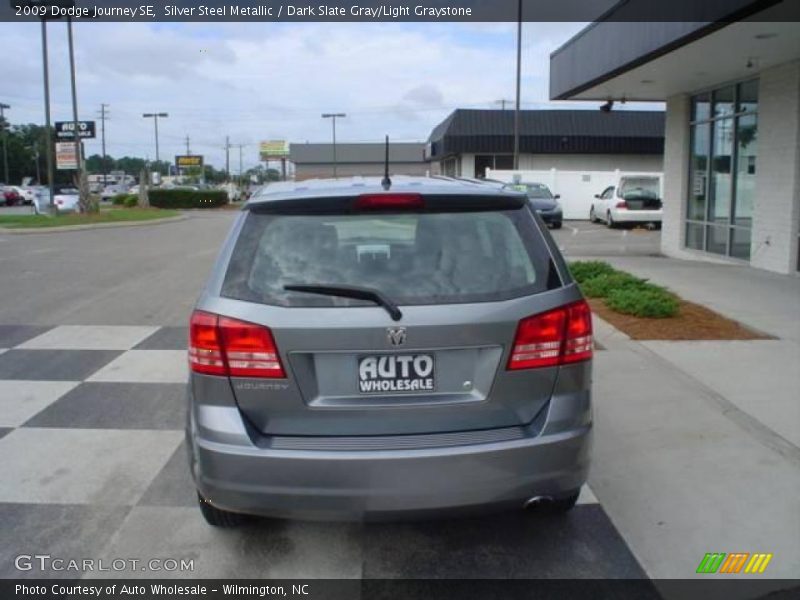 Silver Steel Metallic / Dark Slate Gray/Light Graystone 2009 Dodge Journey SE