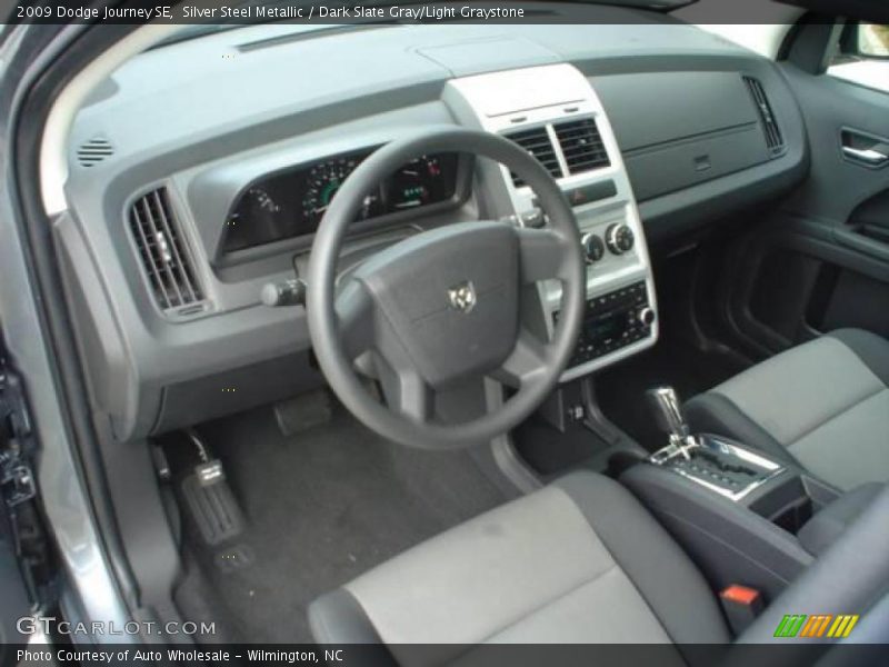 Silver Steel Metallic / Dark Slate Gray/Light Graystone 2009 Dodge Journey SE