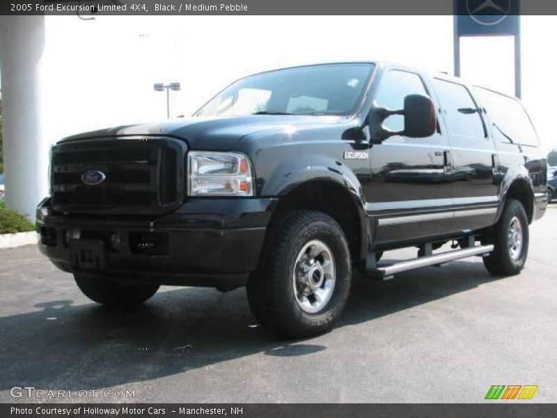 Black / Medium Pebble 2005 Ford Excursion Limited 4X4