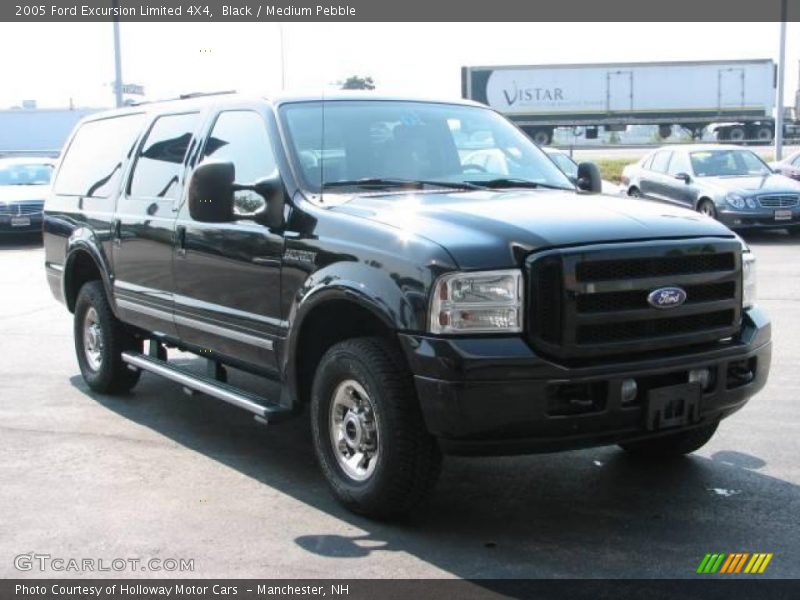 Black / Medium Pebble 2005 Ford Excursion Limited 4X4
