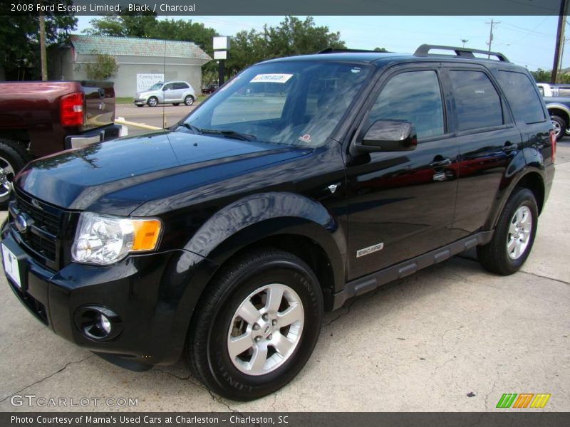 Black / Charcoal 2008 Ford Escape Limited