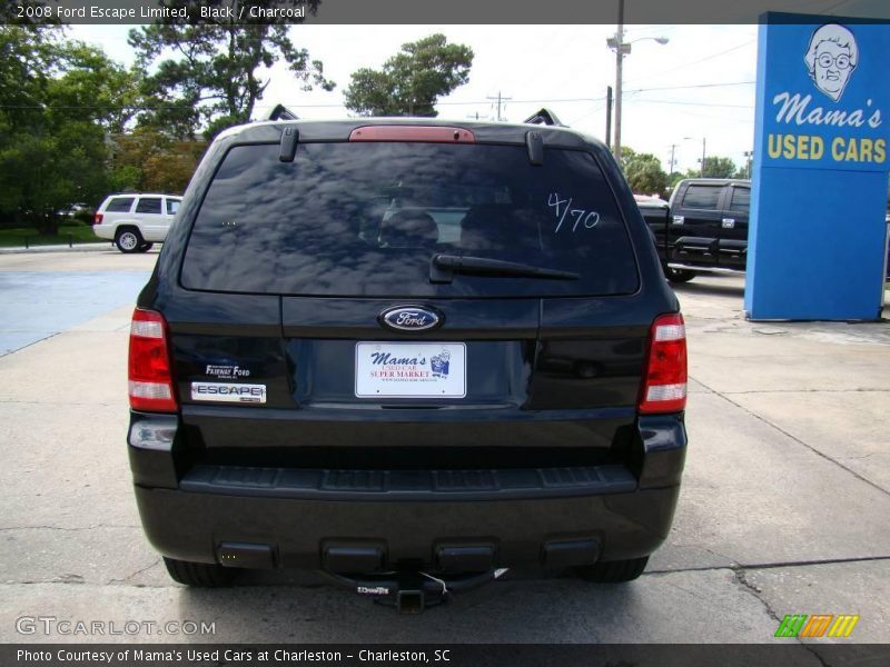 Black / Charcoal 2008 Ford Escape Limited