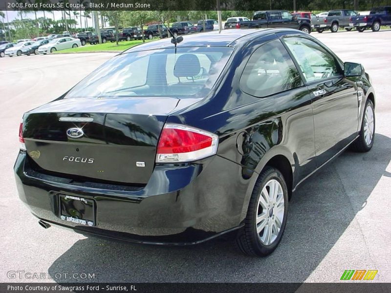 Black / Medium Stone 2008 Ford Focus SE Coupe