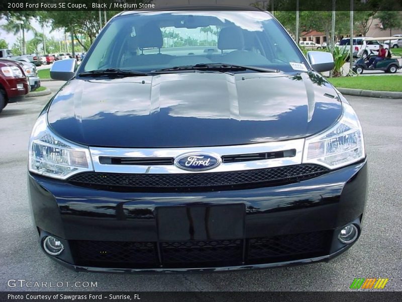 Black / Medium Stone 2008 Ford Focus SE Coupe