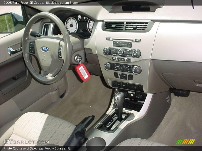 Black / Medium Stone 2008 Ford Focus SE Coupe