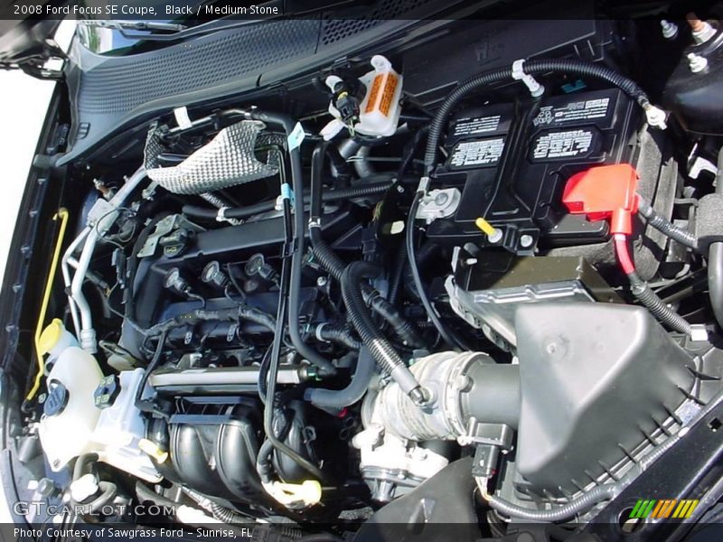 Black / Medium Stone 2008 Ford Focus SE Coupe