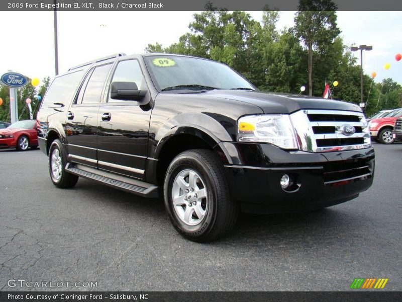 Black / Charcoal Black 2009 Ford Expedition EL XLT