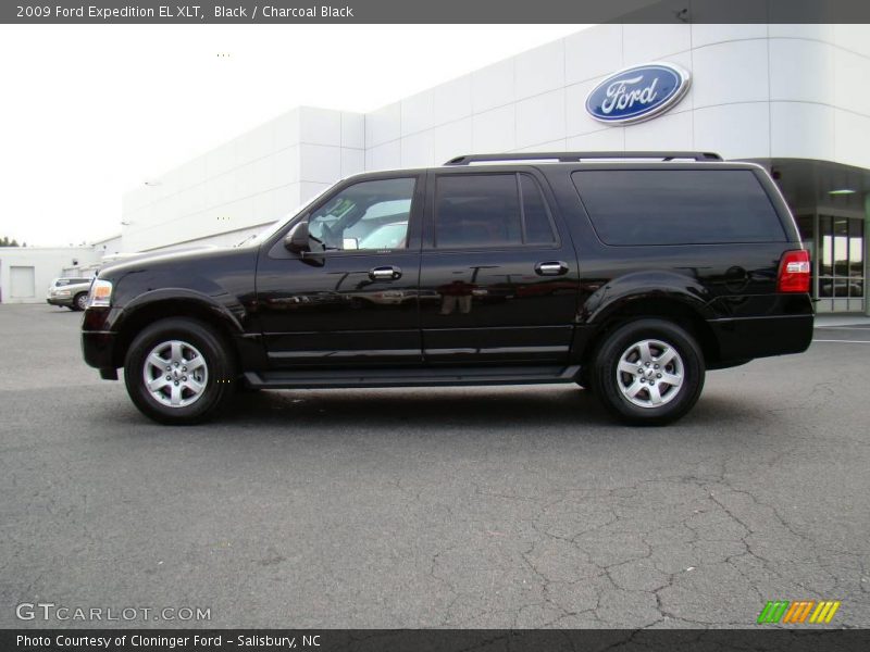 Black / Charcoal Black 2009 Ford Expedition EL XLT