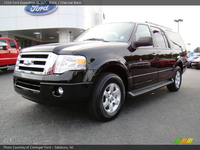 Black / Charcoal Black 2009 Ford Expedition EL XLT