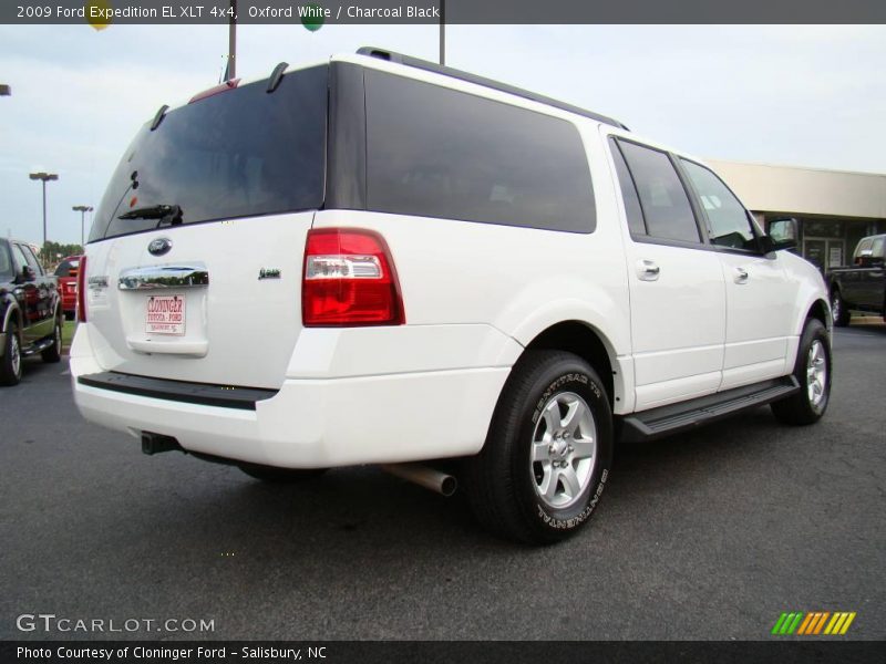Oxford White / Charcoal Black 2009 Ford Expedition EL XLT 4x4