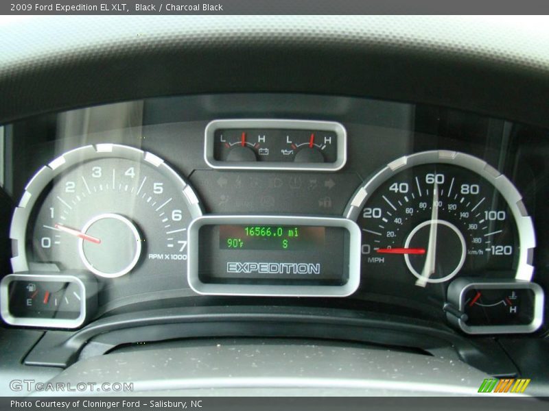 Black / Charcoal Black 2009 Ford Expedition EL XLT