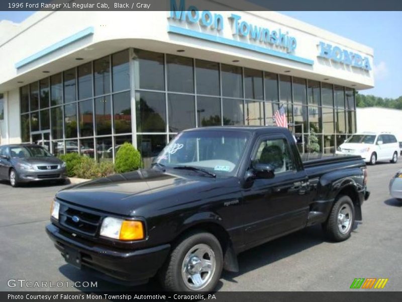 Black / Gray 1996 Ford Ranger XL Regular Cab