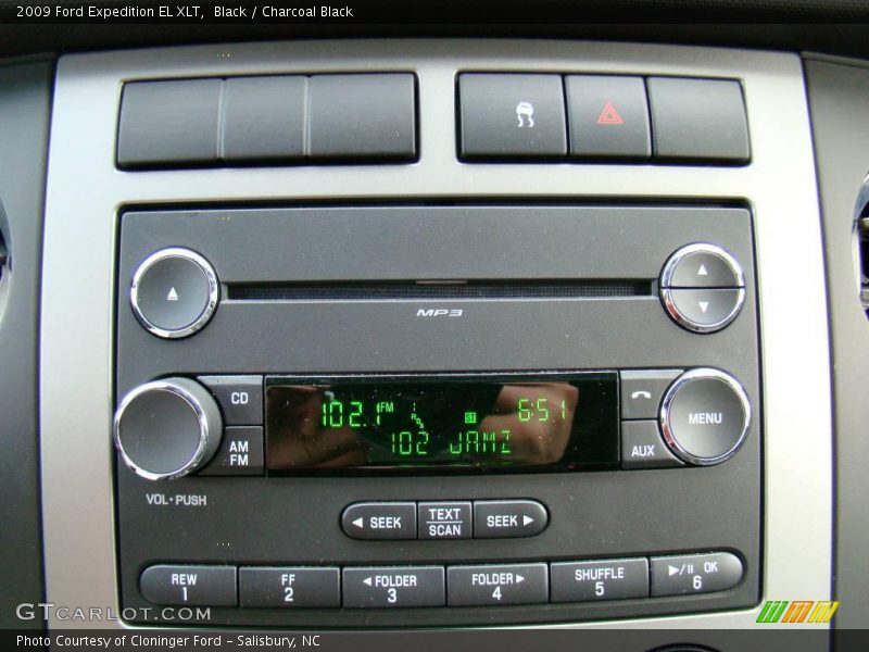 Black / Charcoal Black 2009 Ford Expedition EL XLT