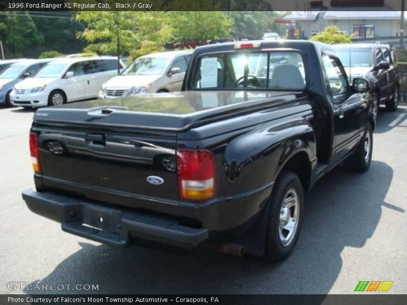 Black / Gray 1996 Ford Ranger XL Regular Cab