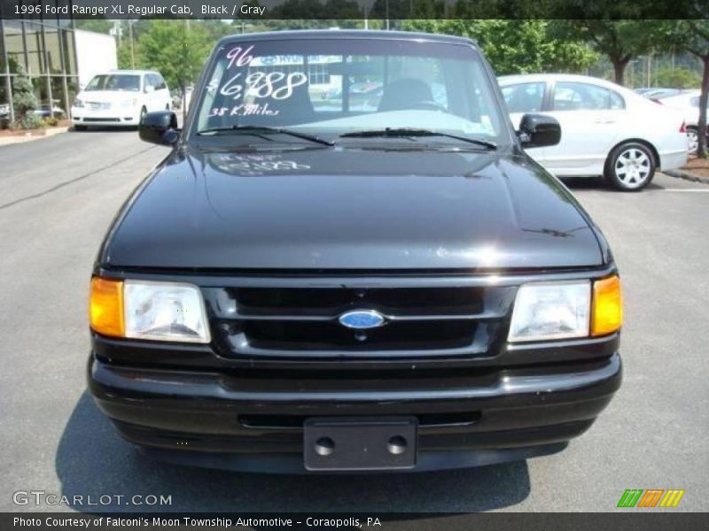 Black / Gray 1996 Ford Ranger XL Regular Cab
