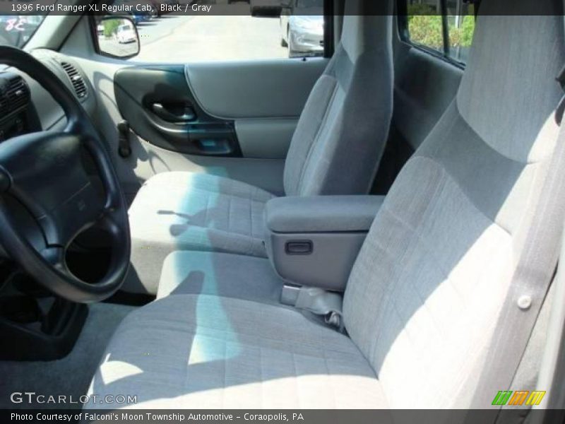 Black / Gray 1996 Ford Ranger XL Regular Cab