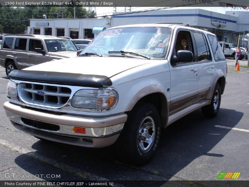 Oxford White / Beige 1996 Ford Explorer Eddie Bauer 4x4