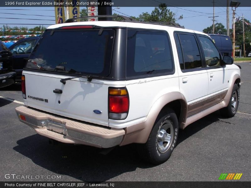 Oxford White / Beige 1996 Ford Explorer Eddie Bauer 4x4