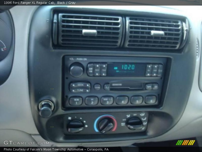 Black / Gray 1996 Ford Ranger XL Regular Cab
