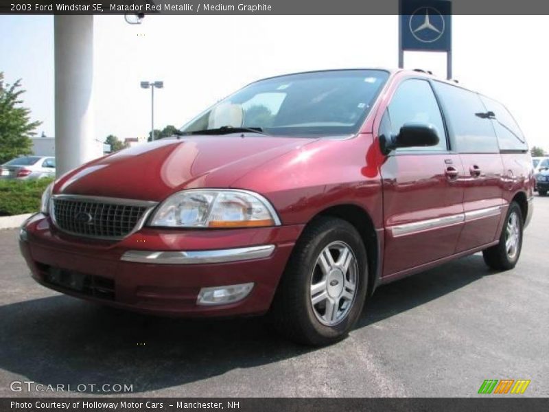 Matador Red Metallic / Medium Graphite 2003 Ford Windstar SE