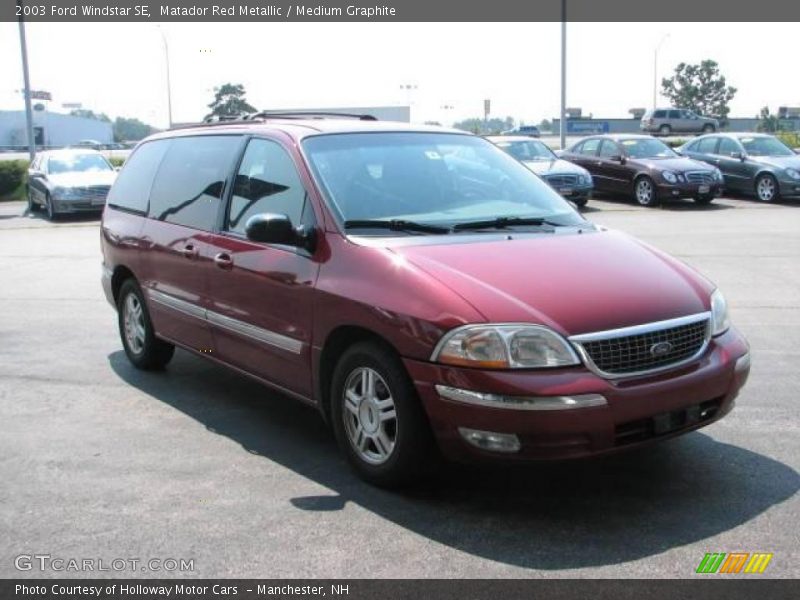 Matador Red Metallic / Medium Graphite 2003 Ford Windstar SE