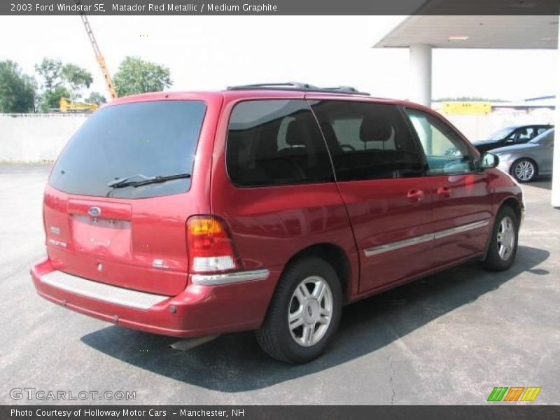 Matador Red Metallic / Medium Graphite 2003 Ford Windstar SE