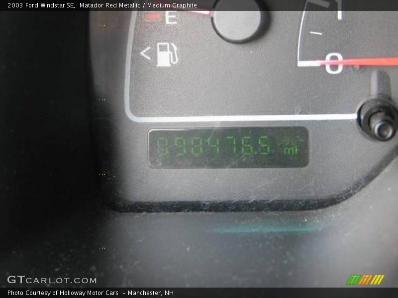 Matador Red Metallic / Medium Graphite 2003 Ford Windstar SE