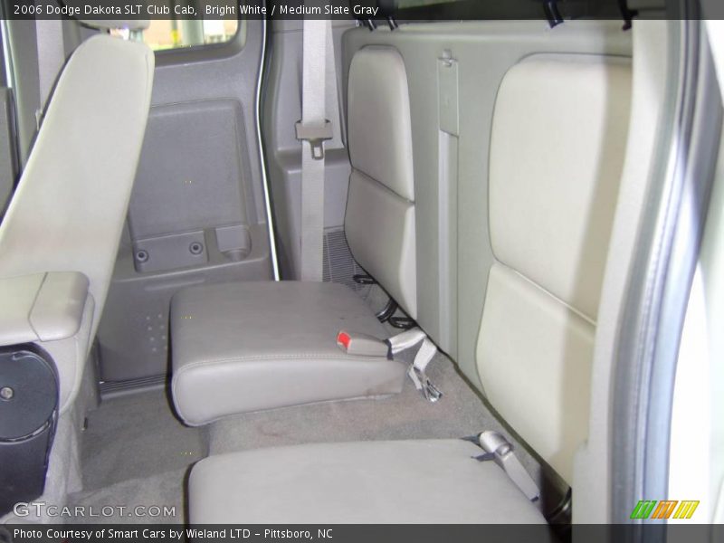 Bright White / Medium Slate Gray 2006 Dodge Dakota SLT Club Cab