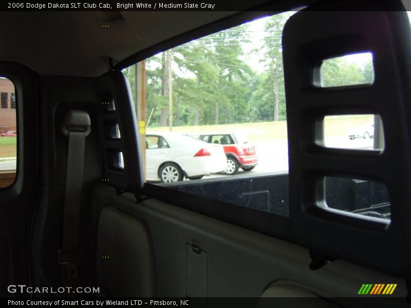Bright White / Medium Slate Gray 2006 Dodge Dakota SLT Club Cab