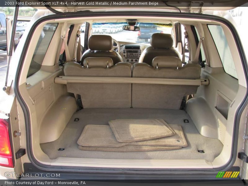 Harvest Gold Metallic / Medium Parchment Beige 2003 Ford Explorer Sport XLT 4x4