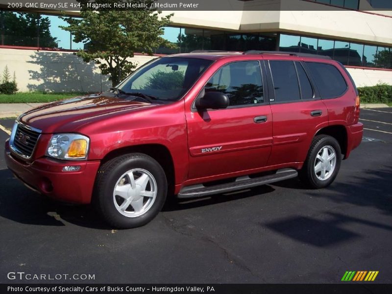 Magnetic Red Metallic / Medium Pewter 2003 GMC Envoy SLE 4x4