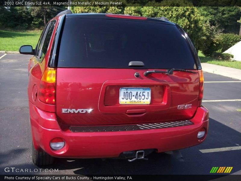 Magnetic Red Metallic / Medium Pewter 2003 GMC Envoy SLE 4x4