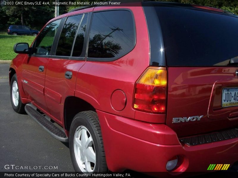 Magnetic Red Metallic / Medium Pewter 2003 GMC Envoy SLE 4x4