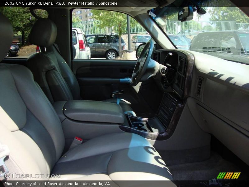 Pewter Metallic / Sandstone 2003 GMC Yukon XL Denali AWD