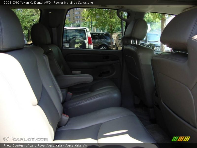 Pewter Metallic / Sandstone 2003 GMC Yukon XL Denali AWD
