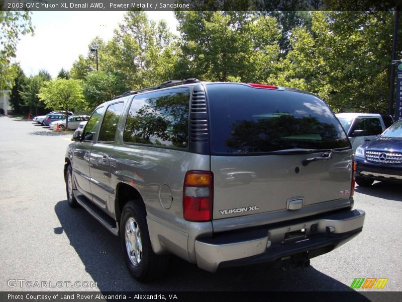 Pewter Metallic / Sandstone 2003 GMC Yukon XL Denali AWD