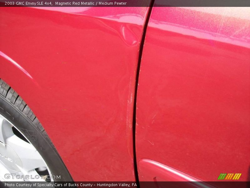 Magnetic Red Metallic / Medium Pewter 2003 GMC Envoy SLE 4x4