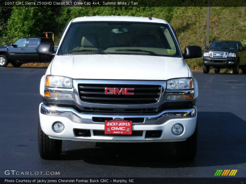 Summit White / Tan 2007 GMC Sierra 2500HD Classic SLT Crew Cab 4x4