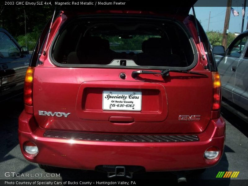 Magnetic Red Metallic / Medium Pewter 2003 GMC Envoy SLE 4x4