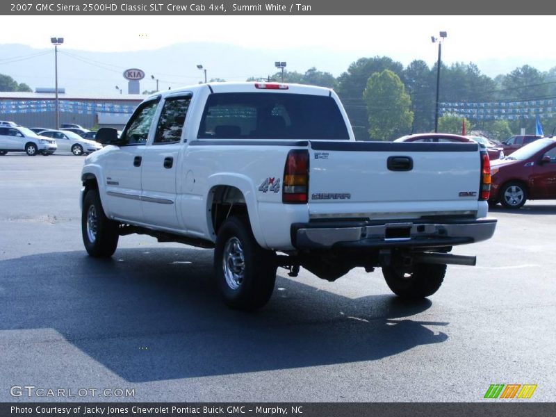Summit White / Tan 2007 GMC Sierra 2500HD Classic SLT Crew Cab 4x4