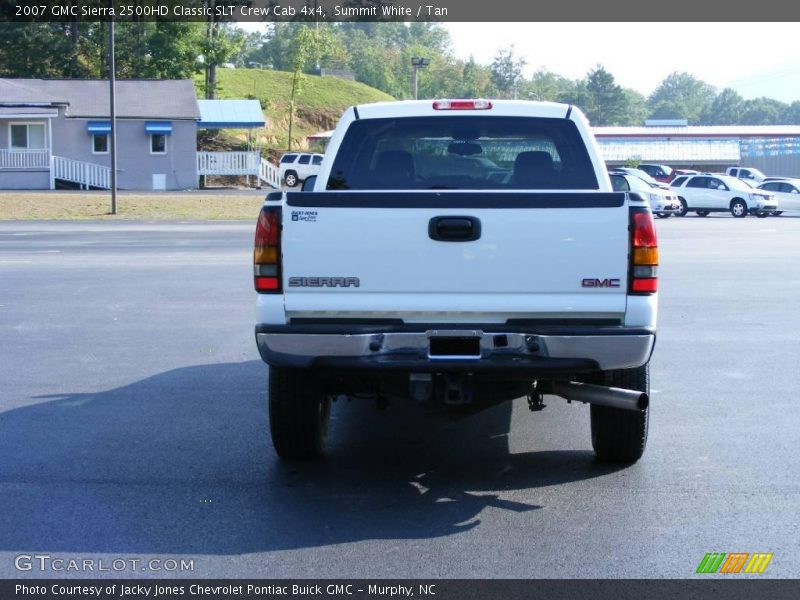 Summit White / Tan 2007 GMC Sierra 2500HD Classic SLT Crew Cab 4x4