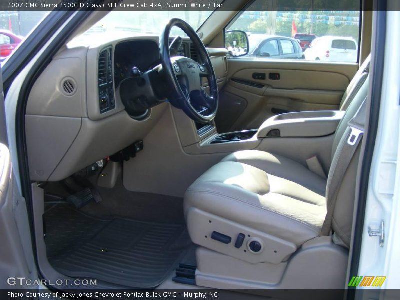 Summit White / Tan 2007 GMC Sierra 2500HD Classic SLT Crew Cab 4x4