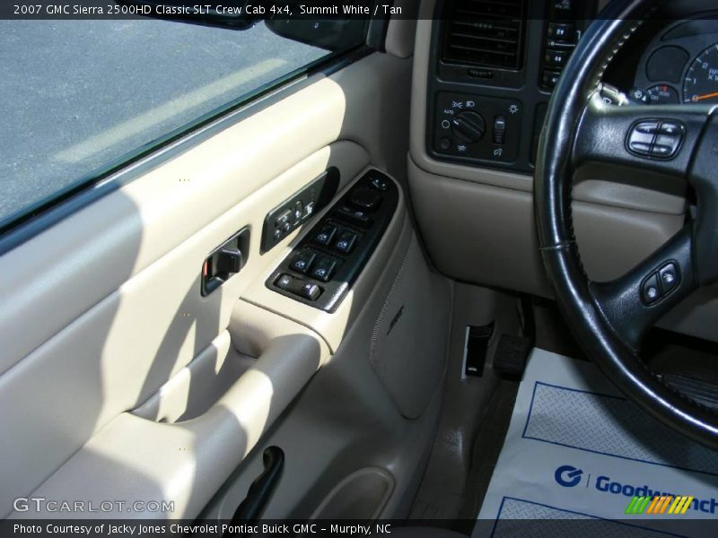 Summit White / Tan 2007 GMC Sierra 2500HD Classic SLT Crew Cab 4x4