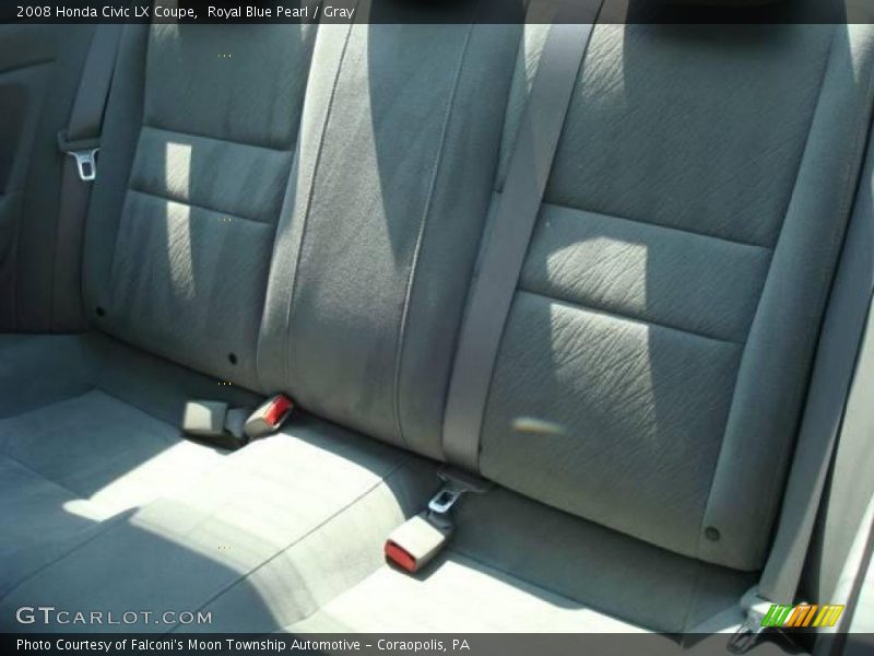 Royal Blue Pearl / Gray 2008 Honda Civic LX Coupe
