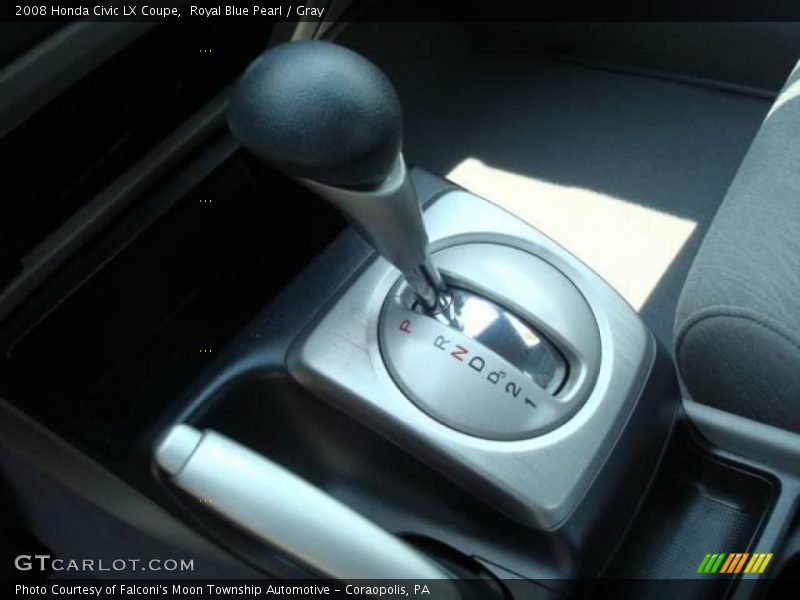 Royal Blue Pearl / Gray 2008 Honda Civic LX Coupe