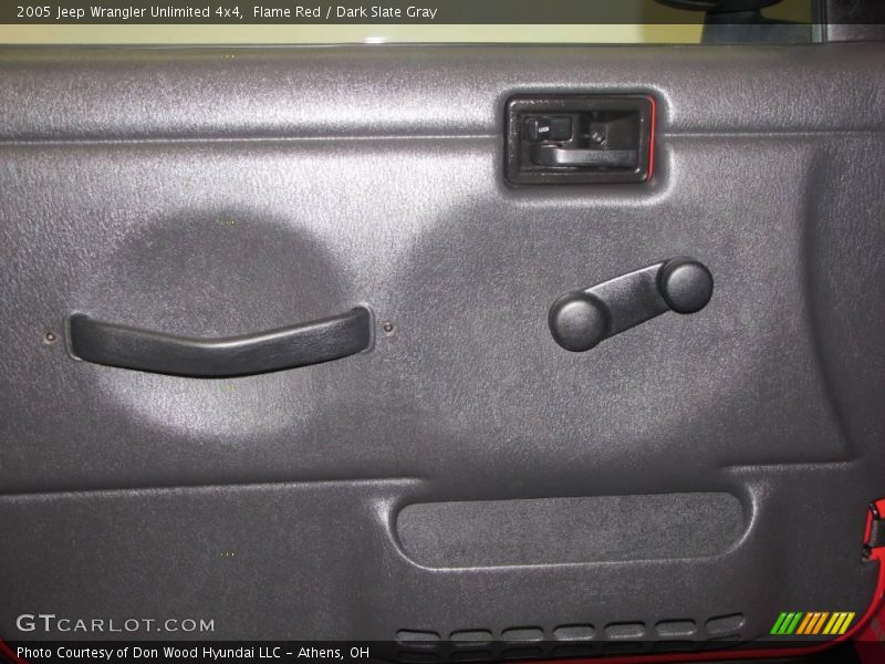 Flame Red / Dark Slate Gray 2005 Jeep Wrangler Unlimited 4x4
