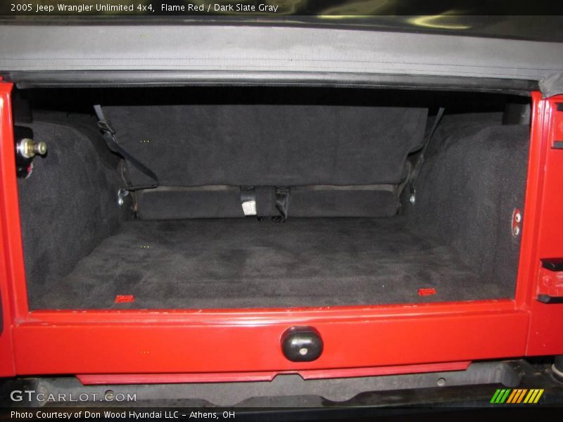 Flame Red / Dark Slate Gray 2005 Jeep Wrangler Unlimited 4x4
